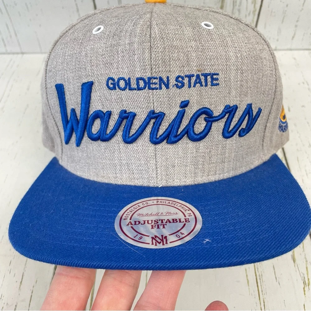 Mitchell & Ness NBA 2014 Championship Golden State Warriors Flat Bill‎ Cap